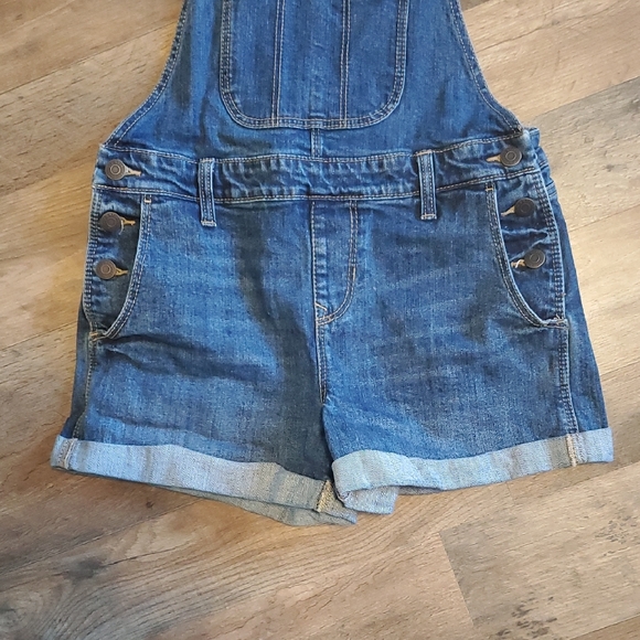 Old Navy Blue Denim Overalls - Picture 3 of 5